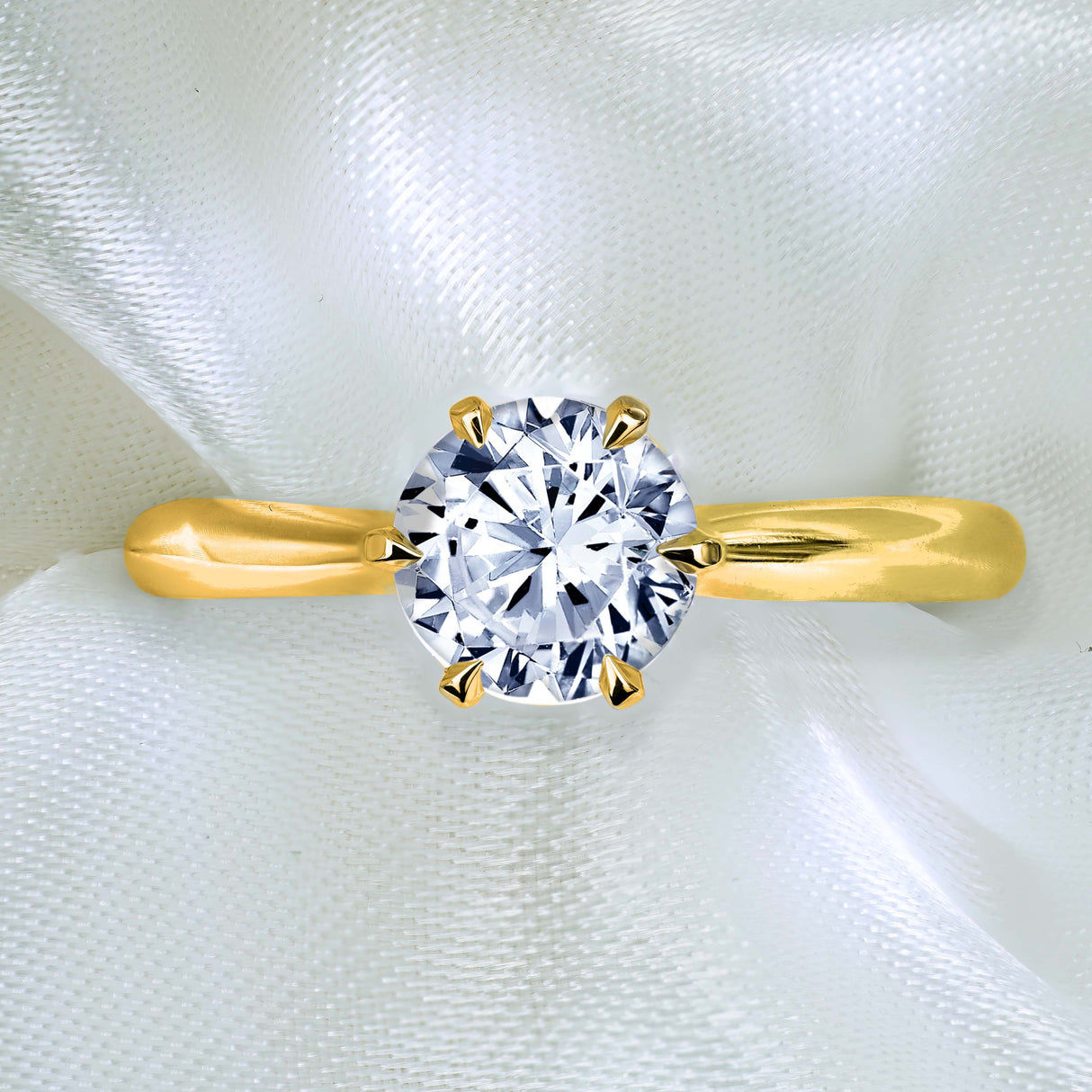 diamond origin 1 Ct engagement ring promise fine gold jewelry lab grown diamond  clean james allen balance 