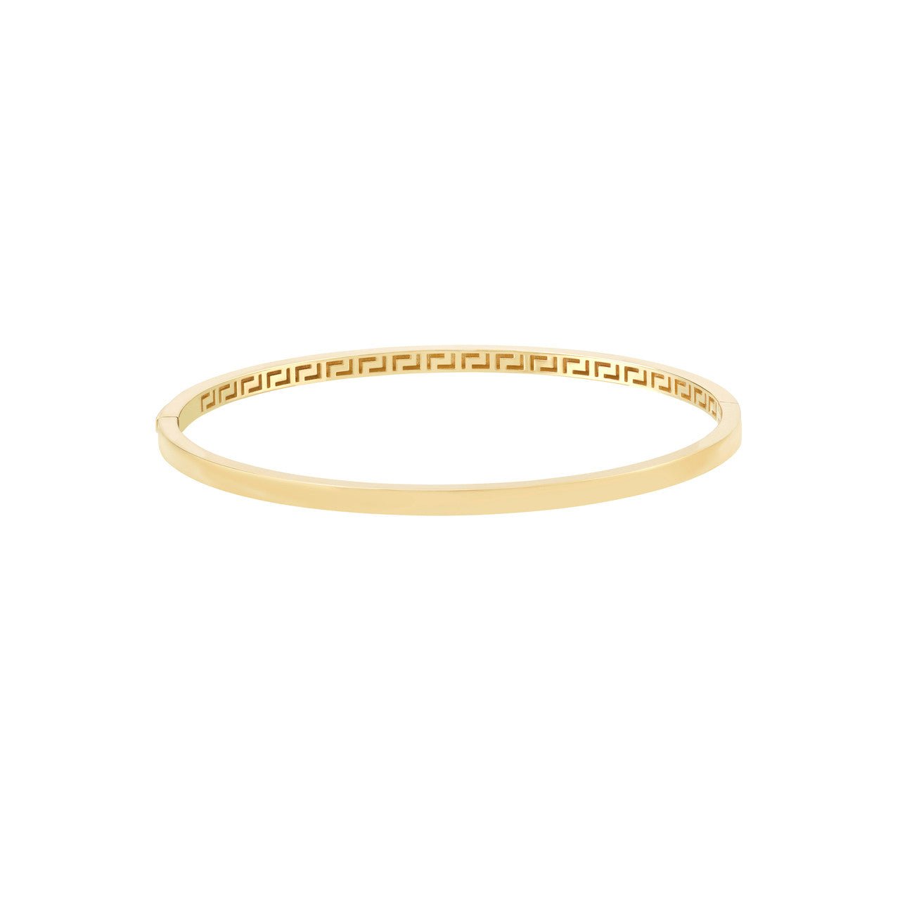 Italian Gold Square Tube Hinge Bangle Bracelet in 14k Gold - Macy's