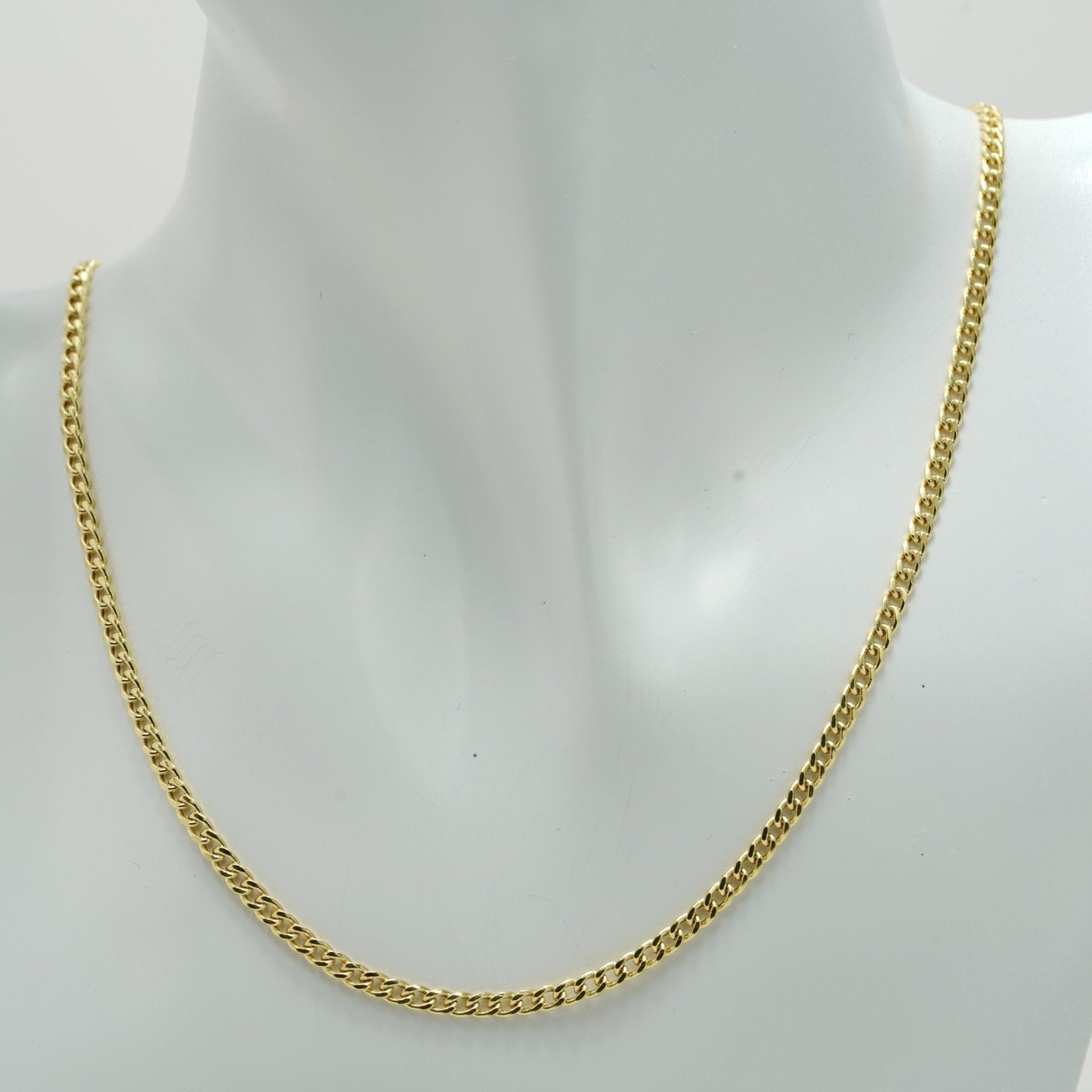 22k certified yellow gold handmade gorgeous link chain 7 mm 20 inches long chain  necklace india jewelry ch188 | TRIBAL ORNAMENTS