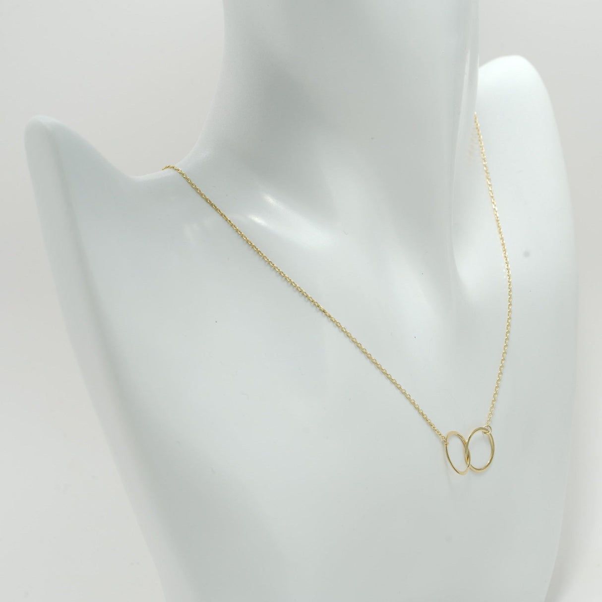 14K Solid Yellow Gold Cable Link Chain / Necklace Thin Dainty Necklace,  Layered Stackable necklace, Minimalist Look, Everyday Gold Chain