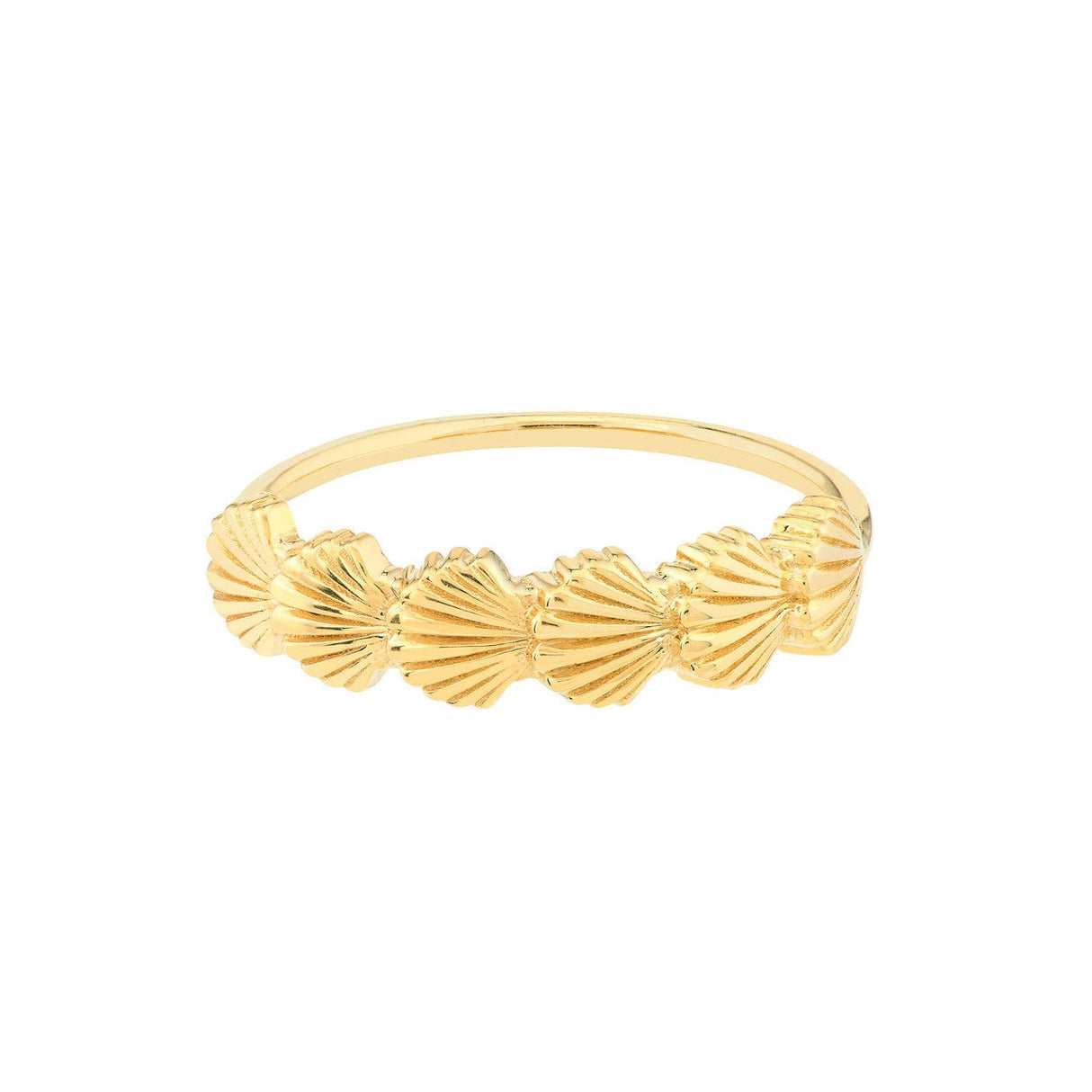 Mini Gold Seashell Ring Dish - Sea 2 Land Designs
