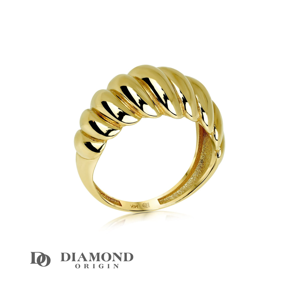 Adorned with the distinguished Diamond Origin mark, this ring encapsulates the brand's dedication to sourcing the highest quality materials and crafting beautiful, lasting pieces. A true testament to our fine craftsmanship, it encapsulates style, luxury, and elegance in every detail, gold rings, 14K gold ring, stackable gold ring,