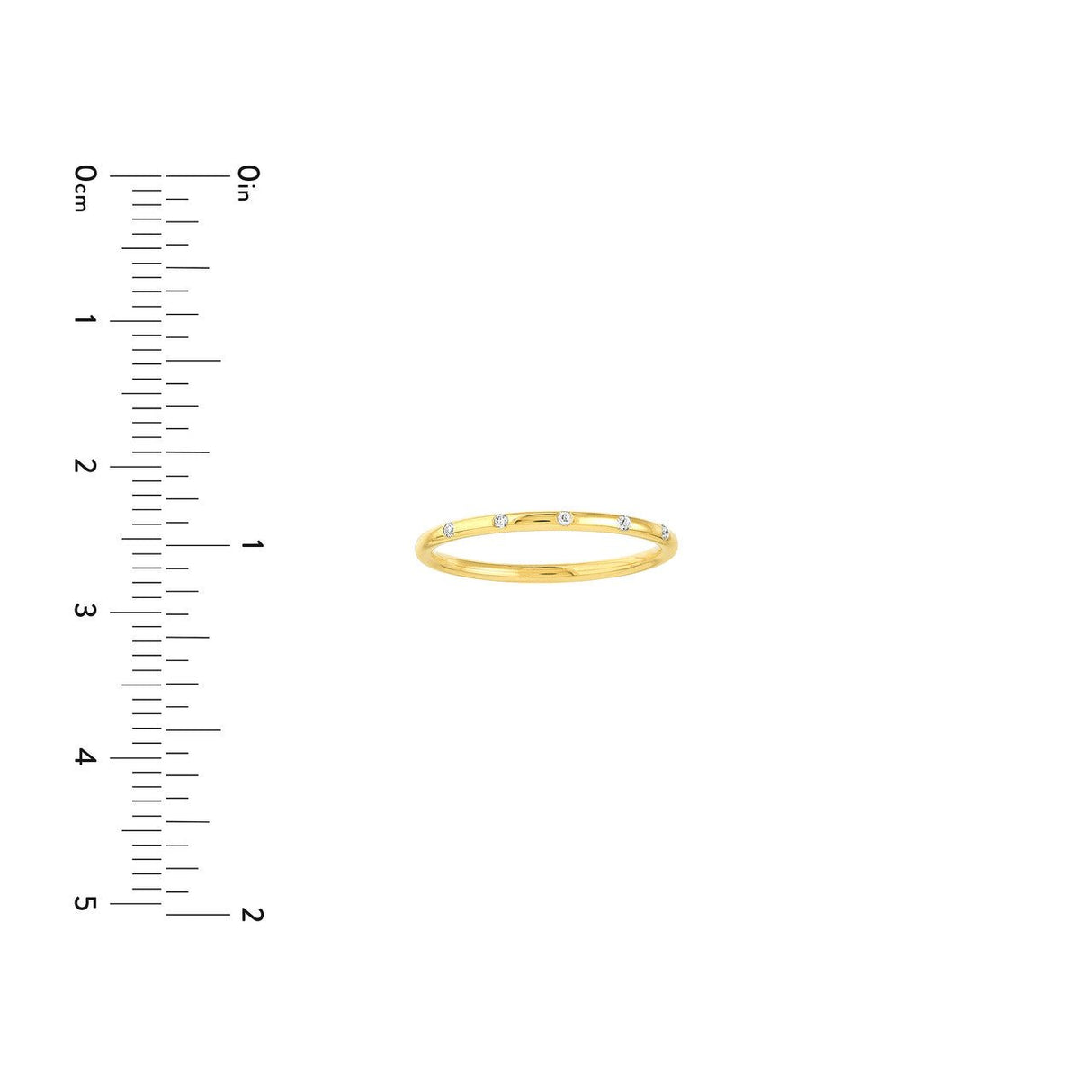 Diamond Ring, Diamond Stations Thin Band Ring, Gold Diamond Fashion Ring, Gold Ring, - Diamond Origin