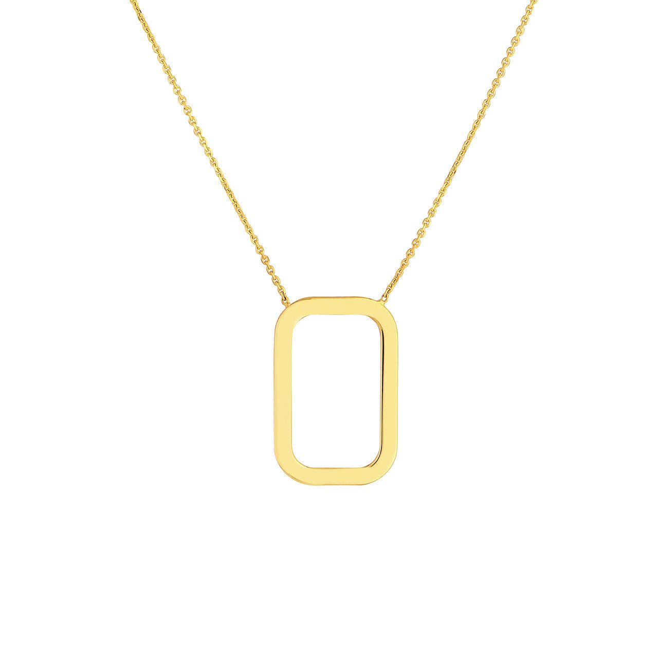 Buy Gold Rectangle Pendant Necklace, More Self Love Necklace, Rectangle Gold  Letter Pendant, Gold Letter Necklace, Gold Layered Necklace Online in India  - Etsy